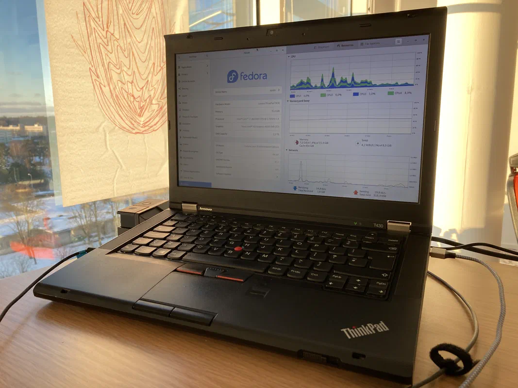 ThinkPad T430 in all its glory.